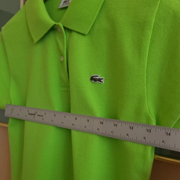 Lacoste Polo Bright Green Polo Shirt - Picture 3 of 9